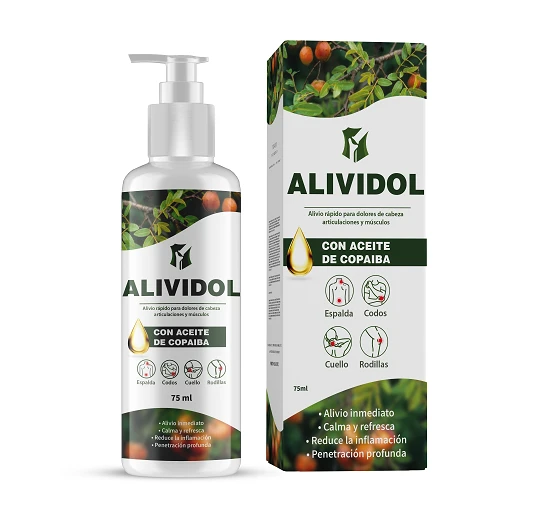 Alividol, frasco de 75 ml con dosificador, en caja
