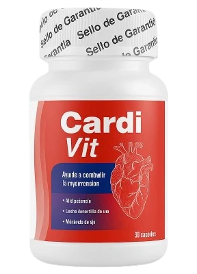 CardiVit, frasco de 30 cápsulas