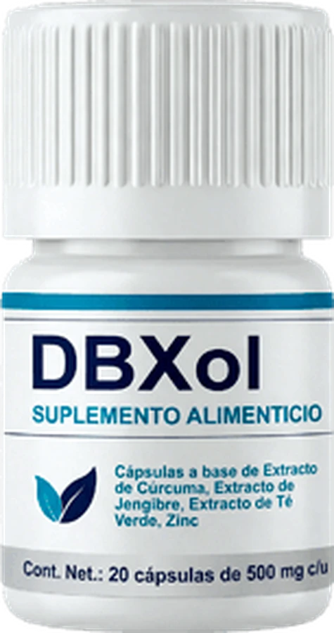 DBXol, frasco de 20 cápsulas de 500 mg