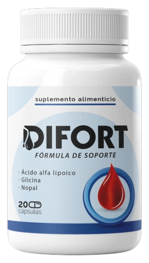 Difort, frasco de 20 cápsulas