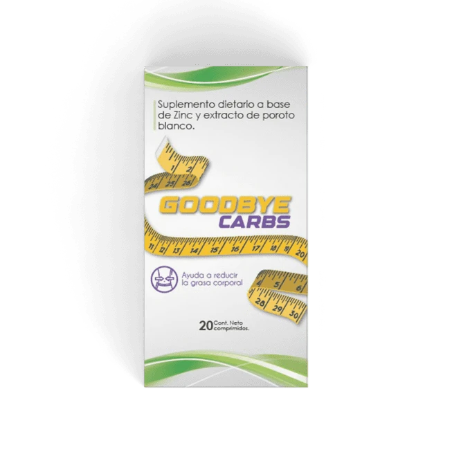 Goodbye Carbs, caja de 20 comprimidos