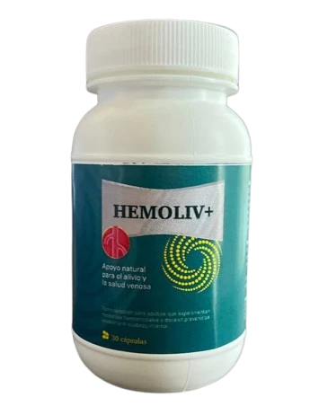 Hemoliv+, frasco de 30 cápsulas