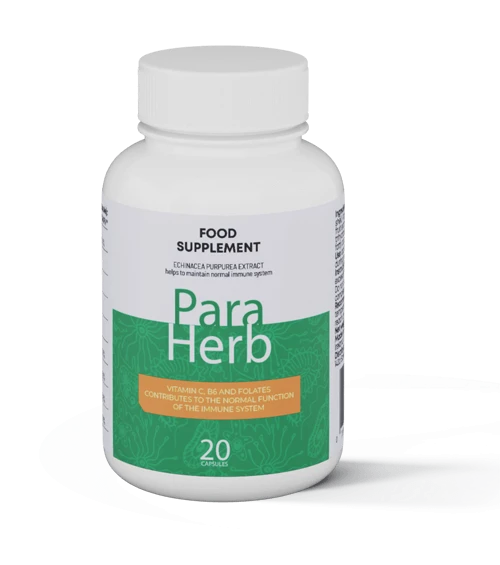 ParaHerb, frasco de 20 cápsulas