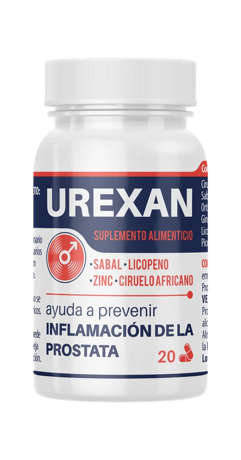 Urexan, frasco de 20 cápsulas